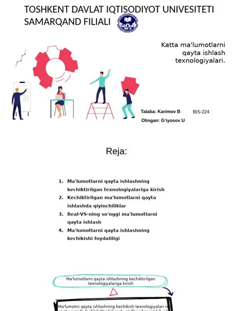 Qayta ishlash texnologiyalari