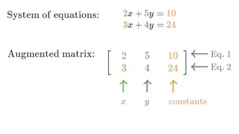 Representing the System as a Matrix Equation