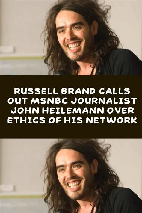 Russell Brand's Take Down: Analyzing the MSNBCC Clash and Its Impact