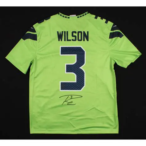 Own a Piece of Seahawks History: The Iconic Russell Wilson Signed Seahawks Jersey
