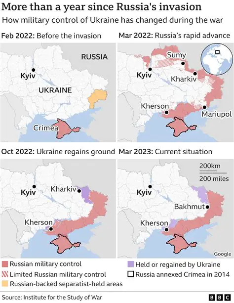 Russia vs Ukraine: Tracking the Conflict with Interactive News Maps