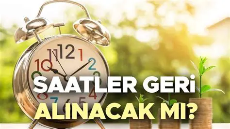 Saatler Geri mi Alınacak 2024: Yaz Saati Uygulaması ve Güncel Durum Analizi