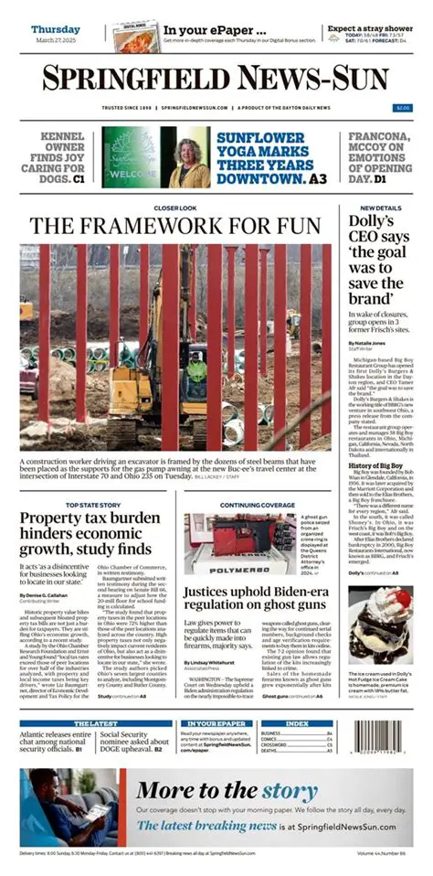 Breaking News: Springfield News Sun Obituaries - Remembering Lives in Springfield, Ohio