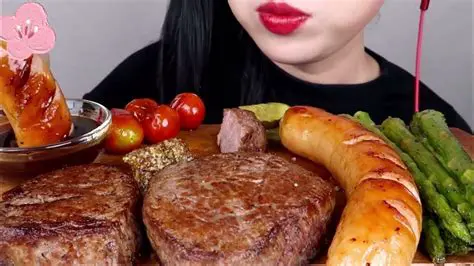 Steak ASMR Mukbang: The Ultimate Sizzle & Slurp Experience