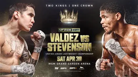 Stevenson vs. Valdez: A Deep Dive into the Championship Showdown