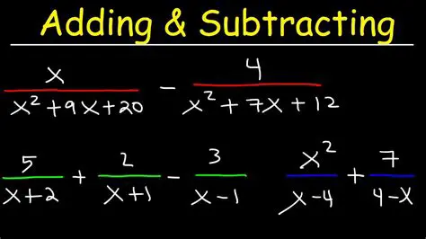 Subtracting Rational Expressions