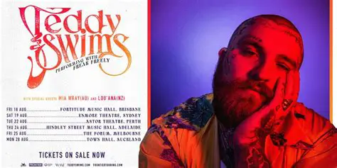 Teddy Swims Announces Melbourne Shows: Dates, Tickets, and What to Expect