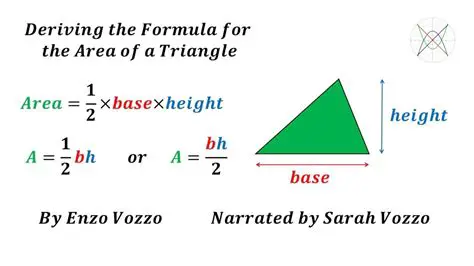 The Formula for the Area of a Triangle