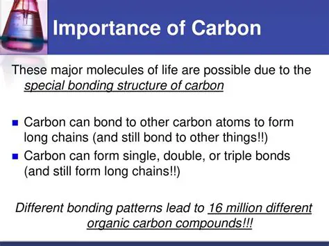The Importance of Carbon in Biomolecules
