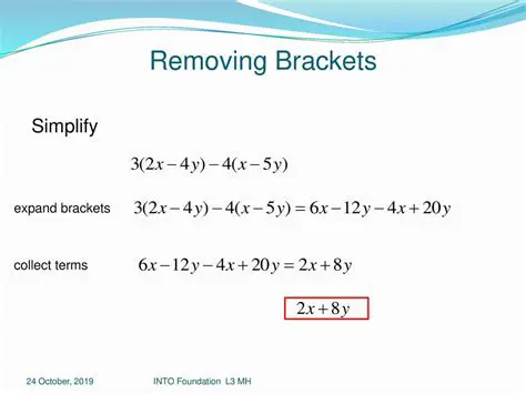 The Importance of Removing Brackets