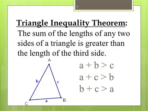 The sum of two sides is not greater than the third side
