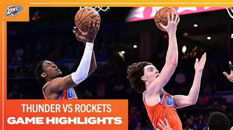 Thunder vs. Rockets: Analiza Avansată a Duelului din NBA și Predicții