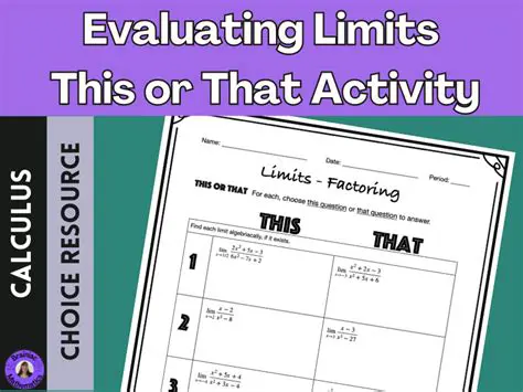 Tips for Evaluating Limits