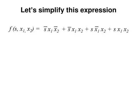 To simplify this expression