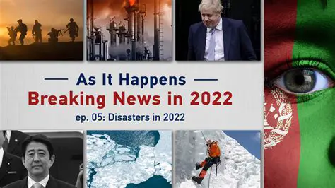 Today Live Breaking News in English: Global Events Unfold