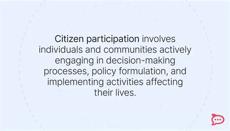 Understanding Citizen Participation