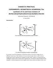Understanding Geometrical Isomerism
