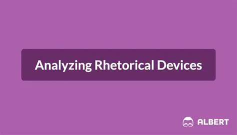 Understanding Rhetorical Devices