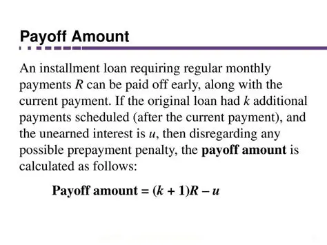 Understanding the Formula for Total Payments and Amount Financed