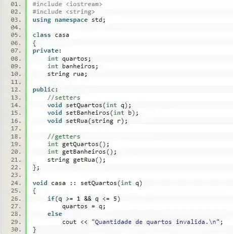 Use getters e setters para todos os atributos da classe