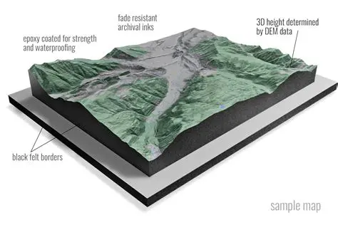 View maps and satellite terrain