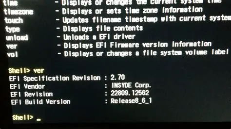 Unveiling the EFI Shell: Your Command Line Gateway to Advanced UEFI System Control