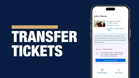 Workarounds for Transferring Tickets
