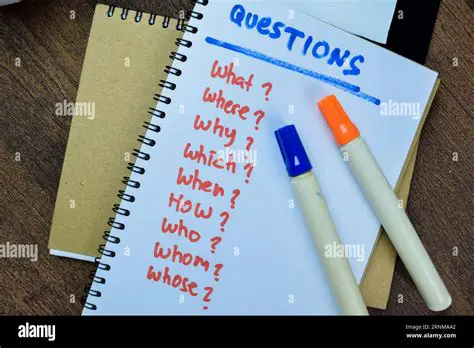 Write keywords and questions