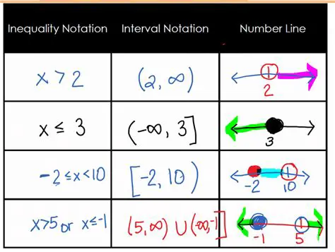 Writing Inequalities in Interval Notation