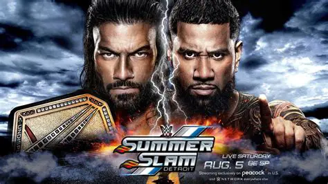WWE SummerSlam: The Epic Showdown - Jey Uso vs. Roman Reigns for Undisputed Universal Championship Glory